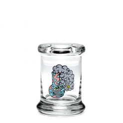 420 Science 420 Jar With Pop-Top - Happy Bong Storage & Stash Cases