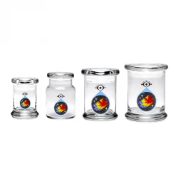 420 Science 420 Jar With Pop-Top - All-Seeing Leaf Storage & Stash Cases