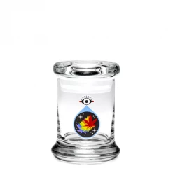 420 Science 420 Jar With Pop-Top - All-Seeing Leaf Storage & Stash Cases
