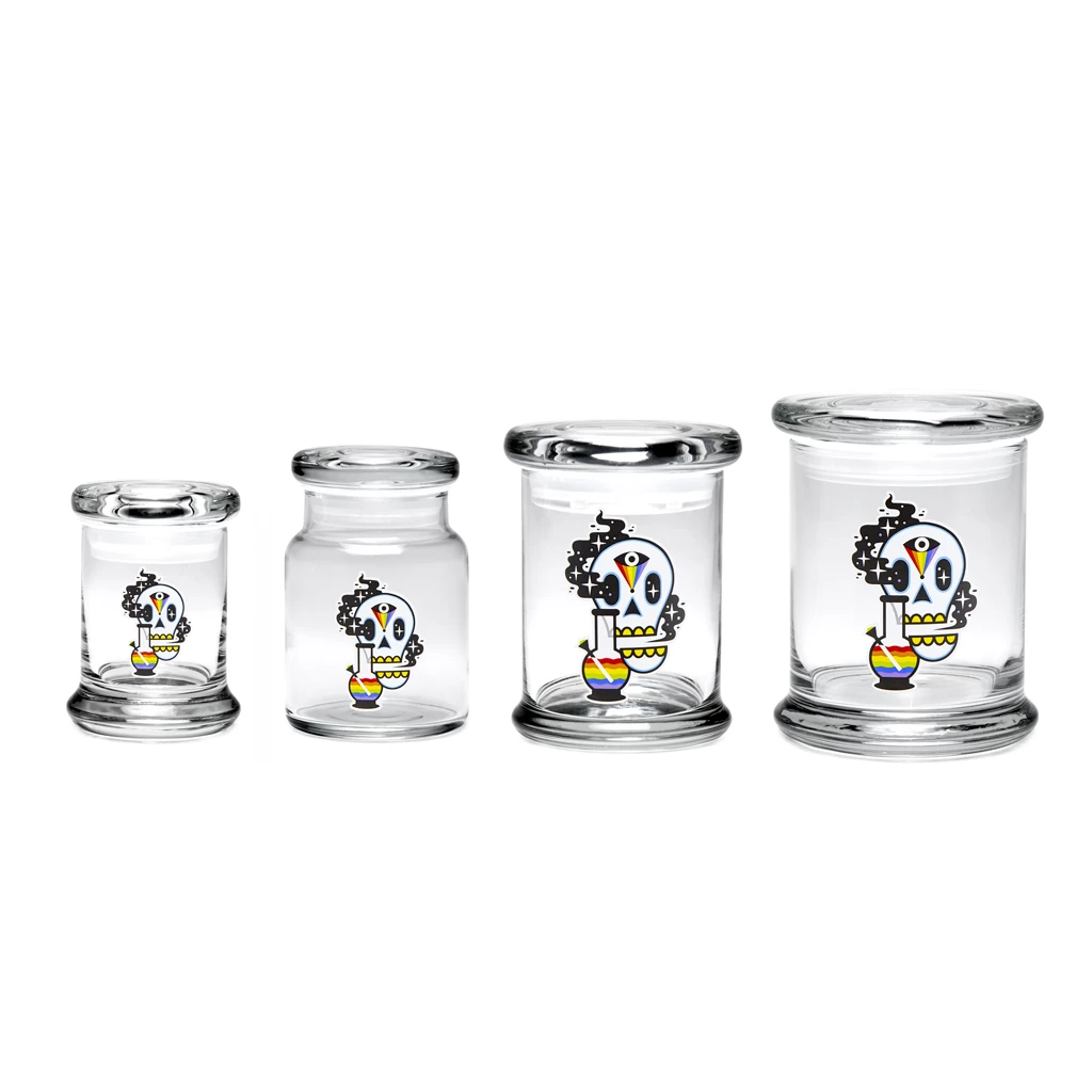 420 Science 420 Jar With Pop-Top - Cosmic Skull Storage & Stash Cases 1 420 Science 420 Jar With Pop-Top - Cosmic Skull Storage & Stash Cases
