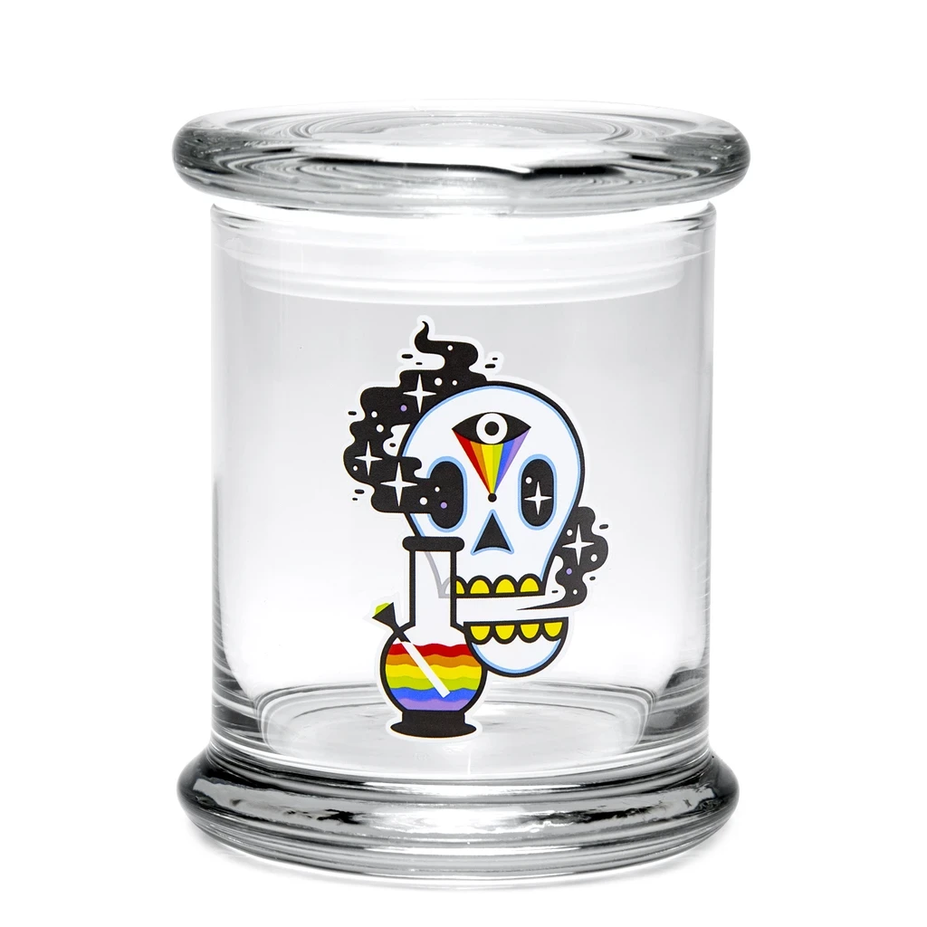 420 Science 420 Jar With Pop-Top - Cosmic Skull Storage & Stash Cases 5 420 Science 420 Jar With Pop-Top - Cosmic Skull Storage & Stash Cases