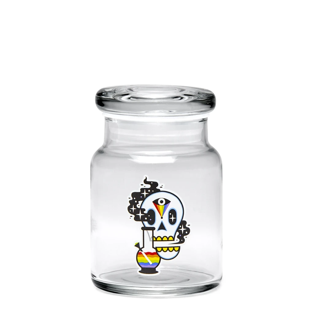 420 Science 420 Jar With Pop-Top - Cosmic Skull Storage & Stash Cases 3 420 Science 420 Jar With Pop-Top - Cosmic Skull Storage & Stash Cases