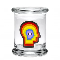 420 Science Storage & Stash Cases 420 Jar With Pop-Top - Rainbow Mind
