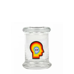 420 Science Storage & Stash Cases 420 Jar With Pop-Top - Rainbow Mind