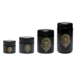 Cannabis Culture Headquarters UV Screw Top Jar - Diamond Intersect