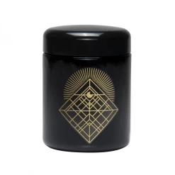 Cannabis Culture Headquarters UV Screw Top Jar - Diamond Intersect