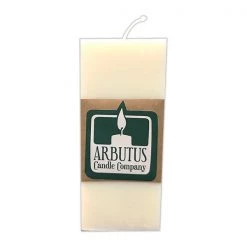 Square 6" Soy Pillar Candle By Arbutus Candle Company