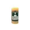 Skinny 4" Beeswax Pillar Candle By Arbutus Candle Company
