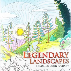 Al Sayers Legendary Landscapes: Coloring Book Journey Books