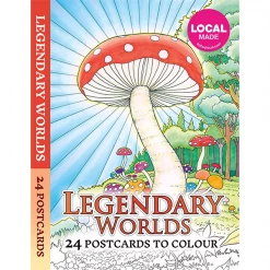 Al Sayers Books Legendary Worlds: 24 Postcards To Colour
