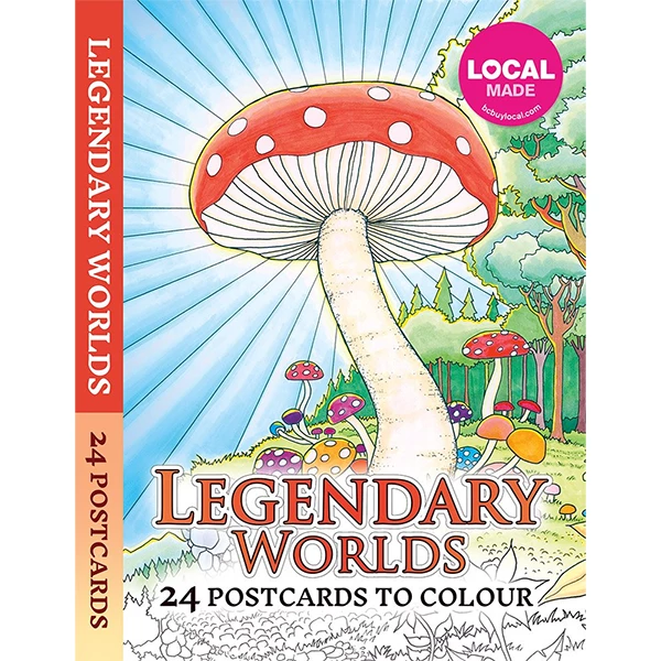 Al Sayers Books Legendary Worlds: 24 Postcards To Colour 1 Al Sayers Books Legendary Worlds: 24 Postcards To Colour