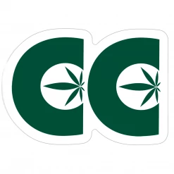 Cannabis Culture Die Cut Logo Sticker
