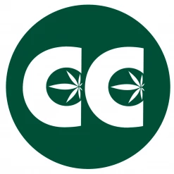 Smoking Accessories Cannabis Culture Green Circle Logo Sticker