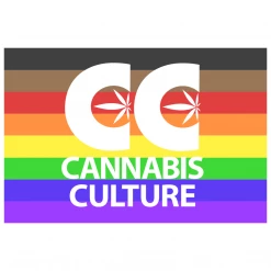 Cannabis Culture Pride Flag Sticker Smoking Accessories