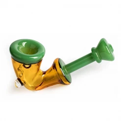 Red Eye Glass Calabash Hand Pipe