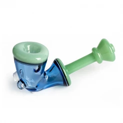 Red Eye Glass Calabash Hand Pipe