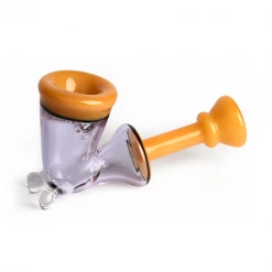 Red Eye Glass Calabash Hand Pipe