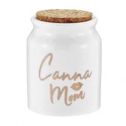 Cannabis Culture Headquarters Canna Mom Ceramic Stash Jar Storage & Stash Cases