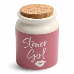 Cannabis Culture Headquarters Stoner Girl Ceramic Stash Jar