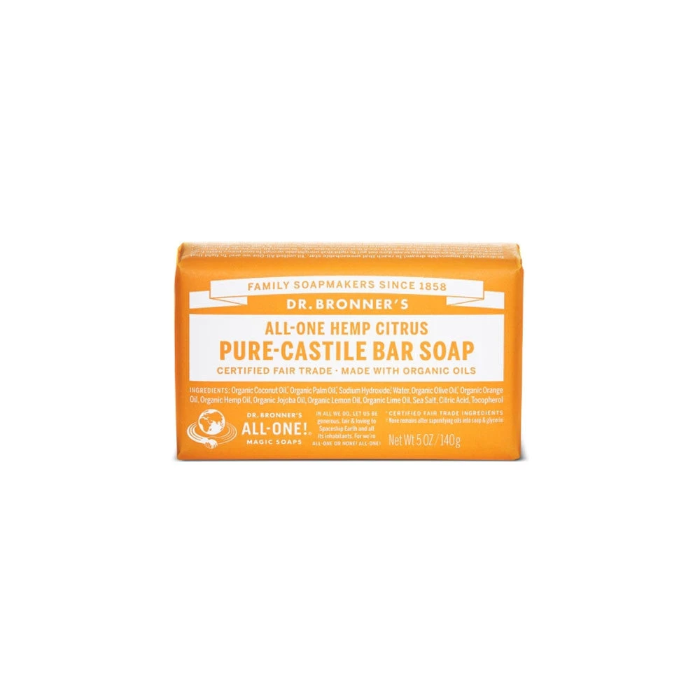 Citrus Dr. Bronner's Pure-Castile Bar Soap 1 Citrus Dr. Bronner's Pure-Castile Bar Soap