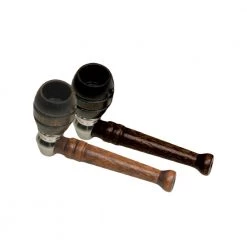 Cannabis Culture Headquarters Curly's Wooden & Nickel Pipe