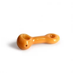 Red Eye Glass Colored Donut Hand Pipe