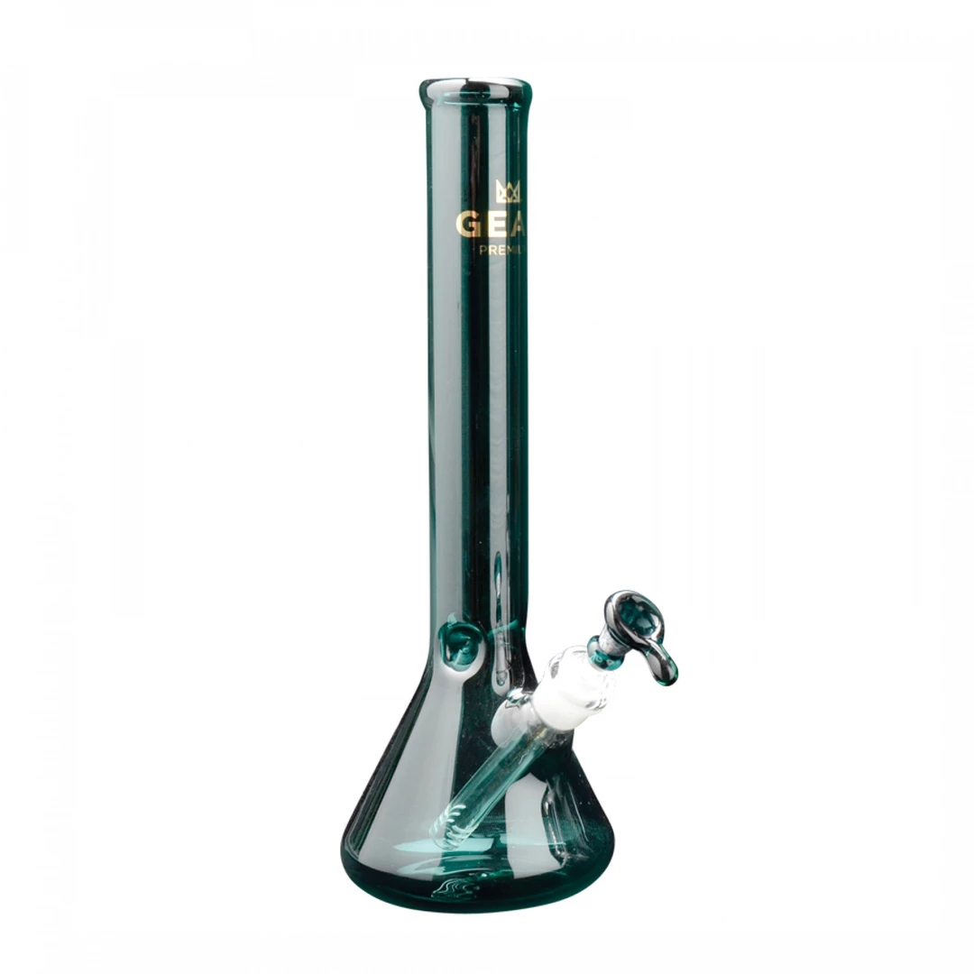 GEAR Premium GEAR 14" Beaker Bong With Ice Pinch Water Pipes 10 GEAR Premium GEAR 14" Beaker Bong With Ice Pinch Water Pipes