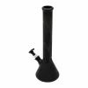 GEAR Premium Water Pipes Frosted Black Gear 14" Beaker Bong