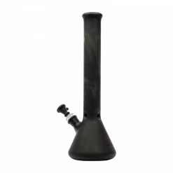 GEAR Premium Water Pipes Frosted Black Gear 14" Beaker Bong