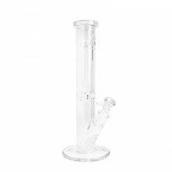 GEAR Premium Extra Thick 9mm Glass Straight Tube Bong - 12" Tall Water Pipes