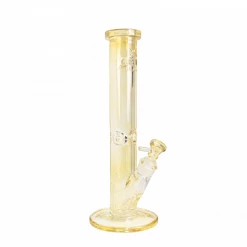 GEAR Premium Extra Thick 9mm Glass Straight Tube Bong - 12" Tall Water Pipes