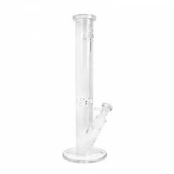 GEAR Premium Extra Thick 9mm Glass Straight Tube Bong - 15" Tall Water Pipes