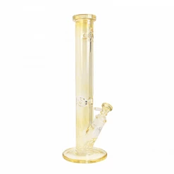 GEAR Premium Extra Thick 9mm Glass Straight Tube Bong - 15" Tall Water Pipes