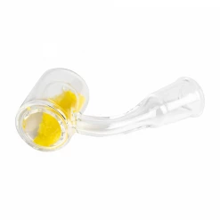 GEAR Premium Female Borometer 45 Degree Quartz Banger With Frit Glass Dabbing