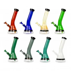 GEAR Premium Water Pipes Tuxedo Laid Back Beaker Tube With Black Accents By GEAR