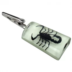 Cannabis Culture Headquarters Glow-in-the-Dark Stand-Up Black Scorpion Clip