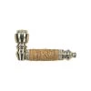 Cannabis Culture Headquarters Genuine Hemp Wrapped Nickel Pipe