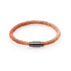 Hemp Bouquet Coral Hemp Wrapped Bracelet 5 Hemp Bouquet Coral Hemp Wrapped Bracelet