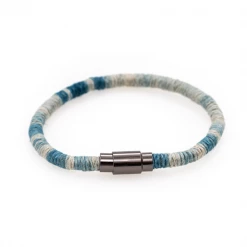 Hemp Bouquet Indigo Dip Dyed Light Blue Hemp Wrapped Bracelet Clothing 5 Hemp Bouquet Indigo Dip Dyed Light Blue Hemp Wrapped Bracelet Clothing