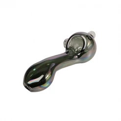 Red Eye Glass Pipes Iridescent Large Sherlock Pipe