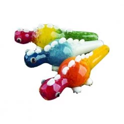 Pipes Jr. Dinosaur Hand Pipe By Red Eye Glass