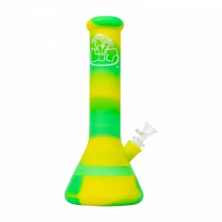 Water Pipes LIT Silicone Beaker Bong With Glass Bowl