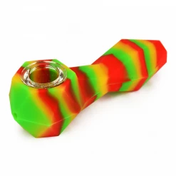 LIT Pipes Faceted Silicone Hand Pipe