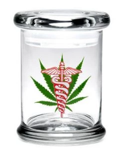 420 Science Medium Pop-Top 420 Jar - Available In A Variety Of Styles