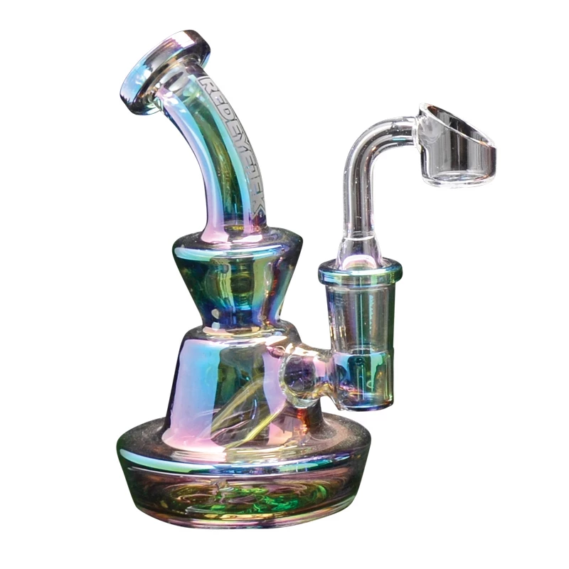 Red Eye Tek Dabbing Metallic Terminator Finish Concentrate Rig With Direct Inject Perc