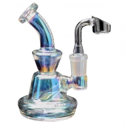 Red Eye Tek Dabbing Metallic Terminator Finish Concentrate Rig With Direct Inject Perc