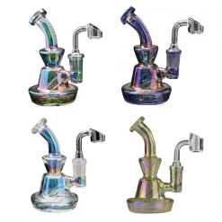 Red Eye Tek Dabbing Metallic Terminator Finish Concentrate Rig With Direct Inject Perc