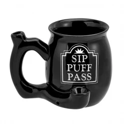 Cannabis Culture Headquarters Coffee Mug Pipe - Sip Puff Pass
