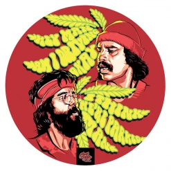 Red Cheech & Chong Mat - My Dab Mat Dabbing