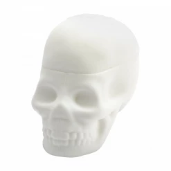 Colored Non-Stick Silicone Skull Jar By NoGoo Storage & Stash Cases